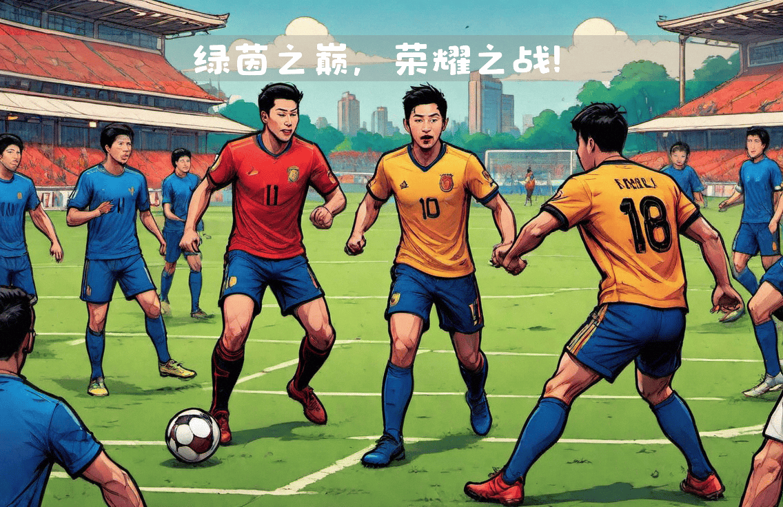 亚洲足球比赛争夺激烈,一触即发的胜利是